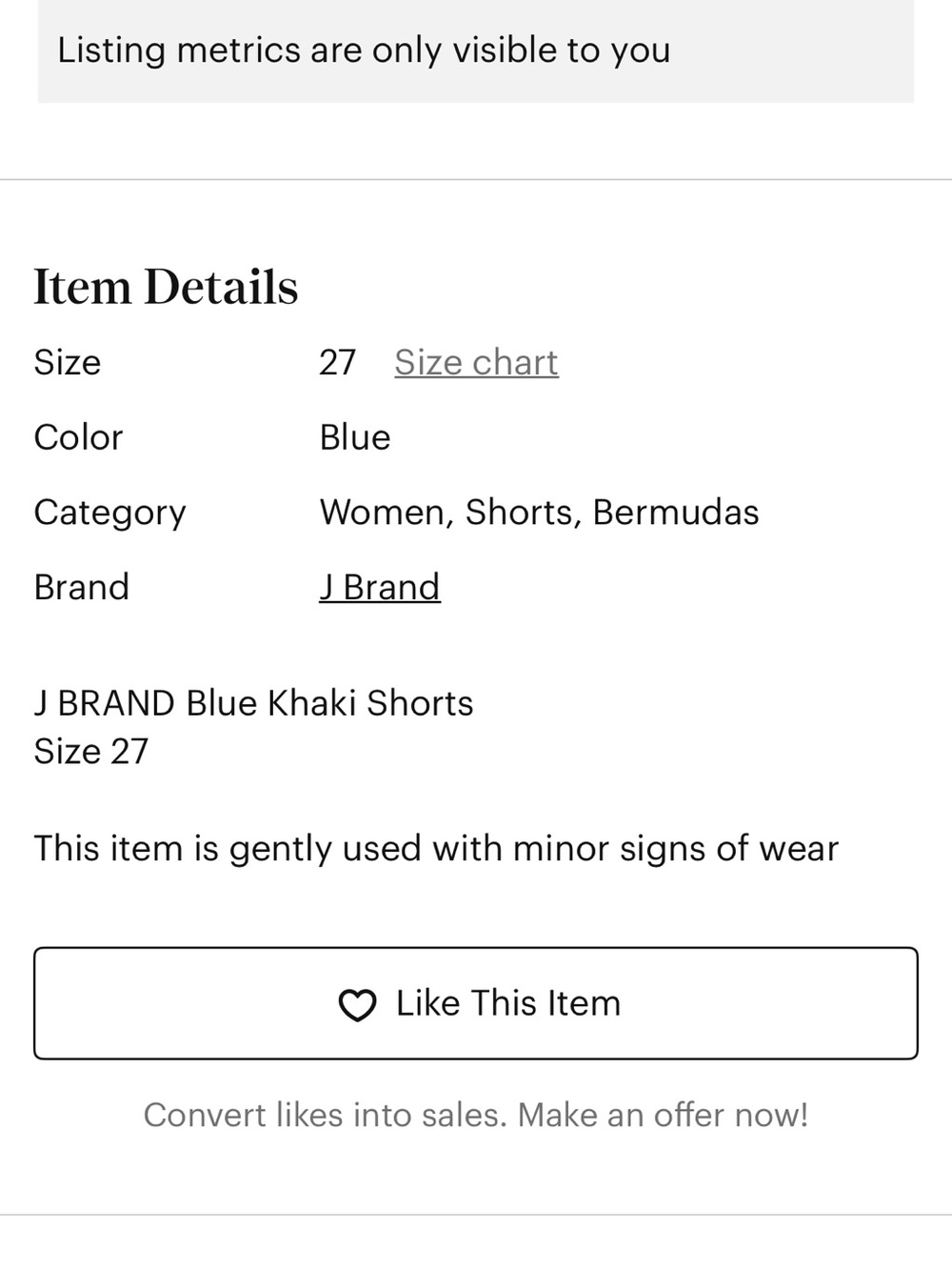 J BRAND For Nordstrom Casual Shorts - Picture 10 of 10